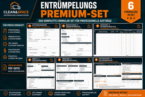 Entrümpelung premium set - premium,