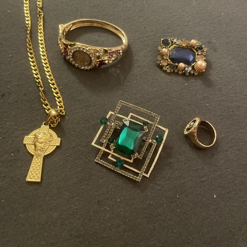 Schmuck konvolut goldfarben - schmuck,