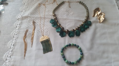 Modeschmuck konvolut gold - modeschmuck,