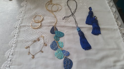 Modeschmuck konvolut gold - konvolut, in
