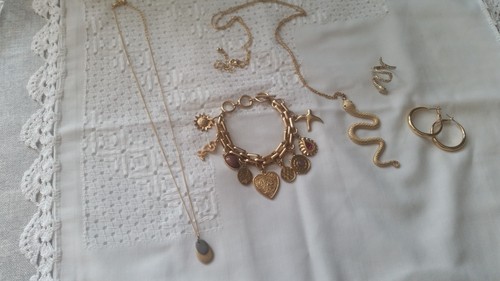 Modeschmuck konvolut gold - modeschmuck,