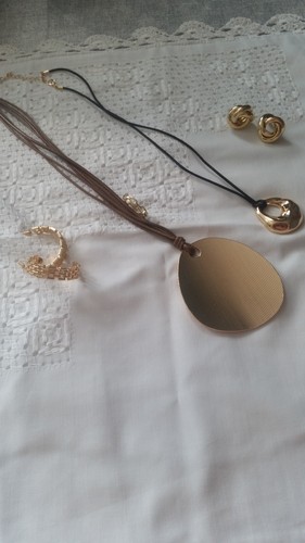 Modeschmuck konvolut gold - modeschmuck, in
